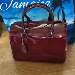 FURLA(VINTAGE)RED CANDY BAG